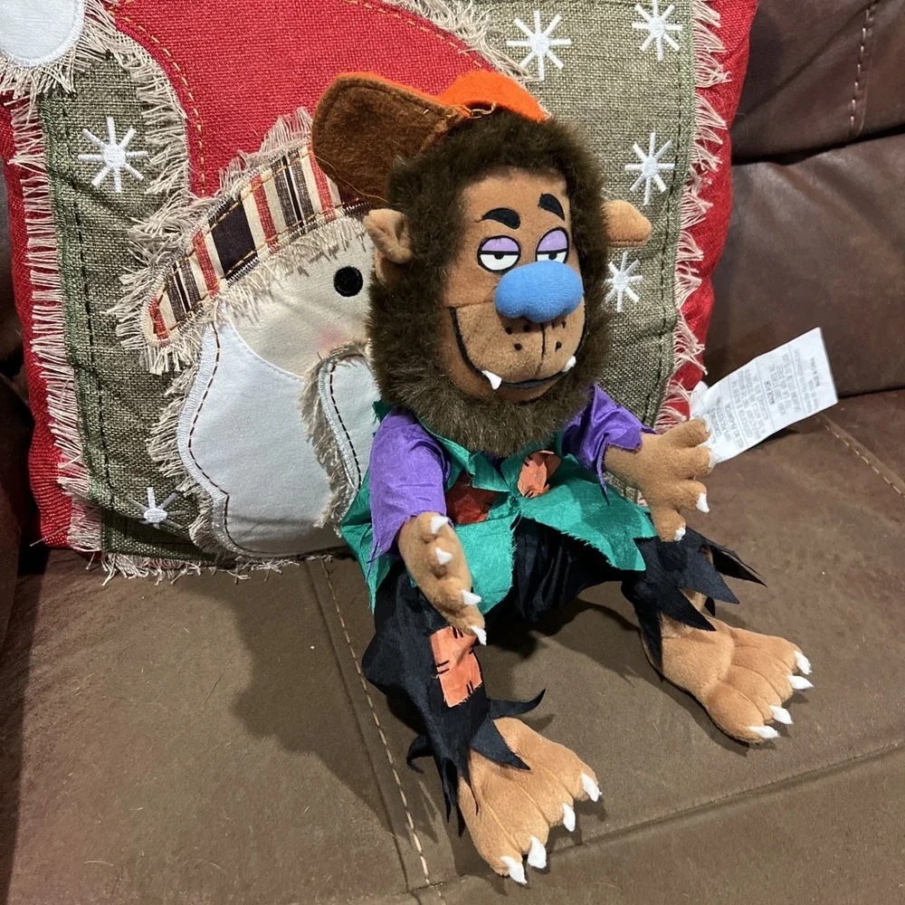 Halloween Werewolf Nylon Plush Monster Bash Bad To The Bone Gibson Greeting 1997